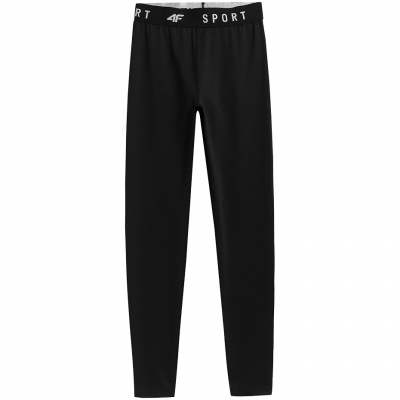 Pantaloni 4F negru intens NOSH4 SPDF351 20S pentru femei