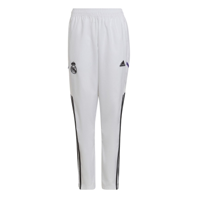 Pantaloni de trening adidas Real Madrid Condivo 22 Presentation Juniors alb