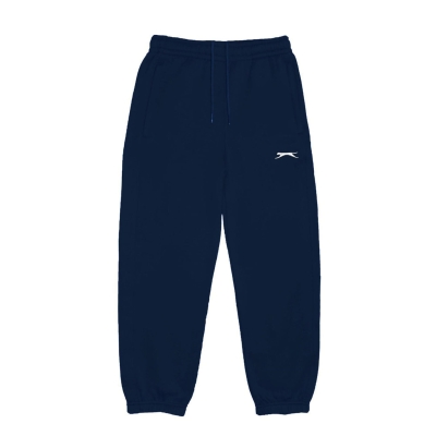 Pantaloni caldurosi Slazenger cu mansete pentru copii bleumarin