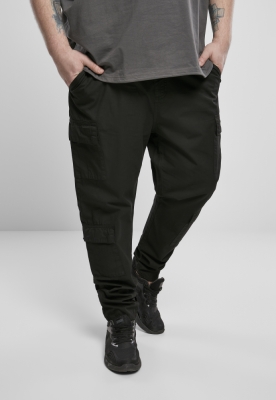 Pantaloni Cargo conici Double negru Urban Classics