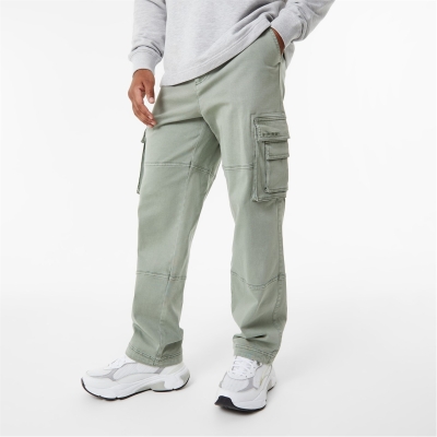 Pantaloni Combat Jack Wills Washed Cargo verde