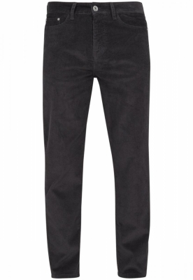 Pantaloni Corduroy 5 cu buzunar negru Urban Classics