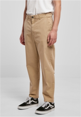 Pantaloni Cropped Chino bej Urban Classics