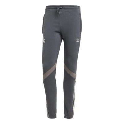 Pantaloni de trening adidas Real Madrid Originals pentru adulti gri carbune