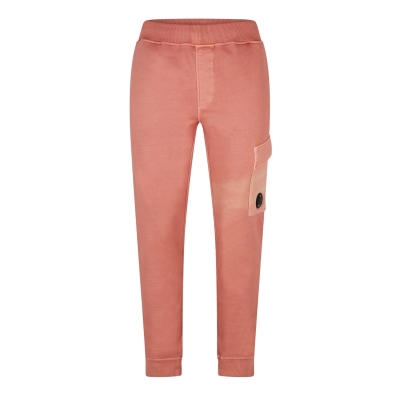 Pantaloni de trening CP COMPANY Resist Dyed rosu wood