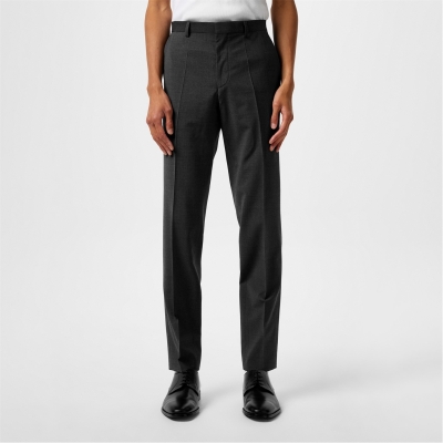 Pantaloni Hugo Hesten Suit inchis gri