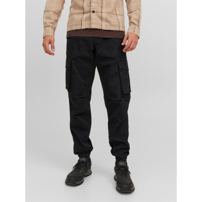 Pantaloni Jack and Jones Noah Cargo negru