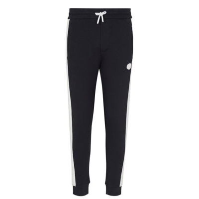 Pantaloni jogging Emporio Armani Logo bleumarin alb f908