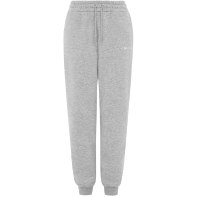 Pantaloni jogging Nicce Relaxed pentru femei deschis gri