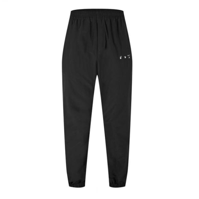 Pantaloni jogging OFF alb Casual negru