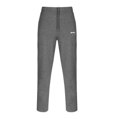 Pantaloni jogging Slazenger Jersey pentru Barbati gri carbune