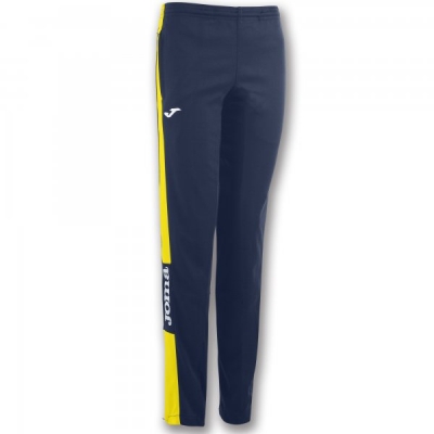 Pantaloni lungi Joma Champion Iv bleumarin-galben pentru Femei