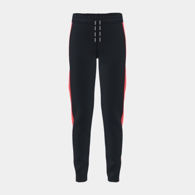 Pantaloni lungi Joma cu dungi negru Fluor Coral