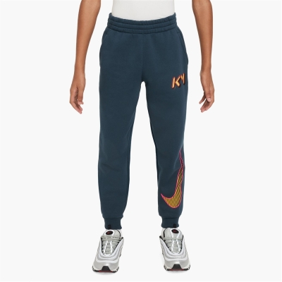 Pantaloni Nike KM Club Trk copii bleumarin