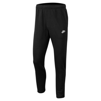 Pantaloni Nike Sportswear Club French Terry pentru Barbati negru alb