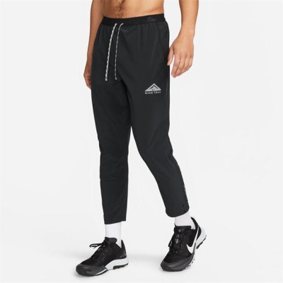 Pantaloni Nike Trail Dawn Range Dri-FIT alergare pentru Barbati negru alb