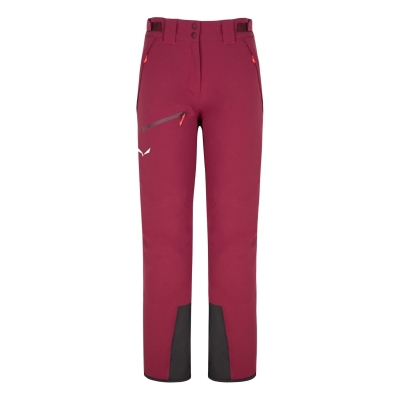 Pantaloni Salewa Antl curea femei rhodo rosu