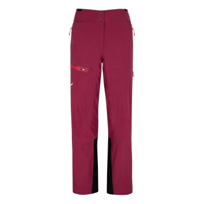 Pantaloni Salewa Sella Rsp femei rhodo rosu