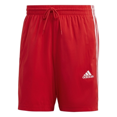 Pantaloni scurti adidas 3-Stripes pentru Barbati rosu alb