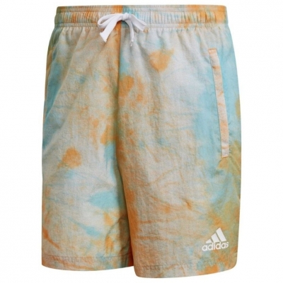 Pantaloni scurti Adidas Essentials Short portocaliu-verde GK9620 pentru Barbati