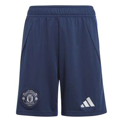 Pantaloni scurti adidas Manchester United Away 2024 2025 Juniors albastru