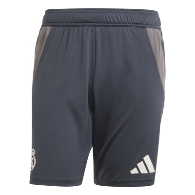 Pantaloni scurti antrenament adidas Real Madrid Tiro 24 pentru adulti gri