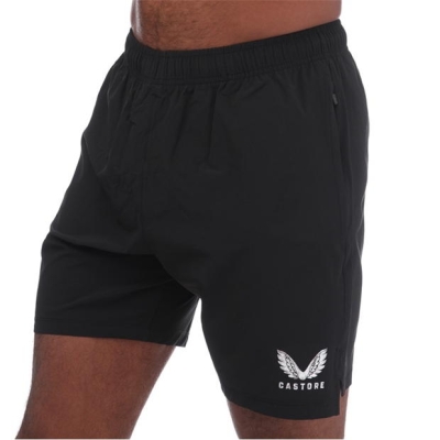 Pantaloni scurti antrenament Castore Woven sala Short pentru Barbati negru