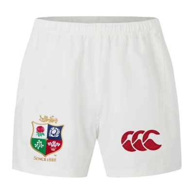 Pantaloni scurti Canterbury British and Irish Lions 2024 Match pentru adulti alb