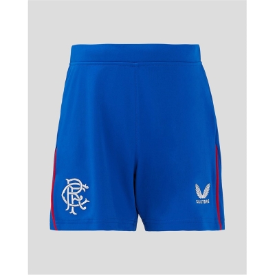 Pantaloni scurti Castore Rangers Acasa 2024 2025 Juniors alb albastru