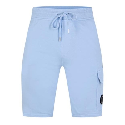 Pantaloni scurti CP COMPANY Micro Lens albastru