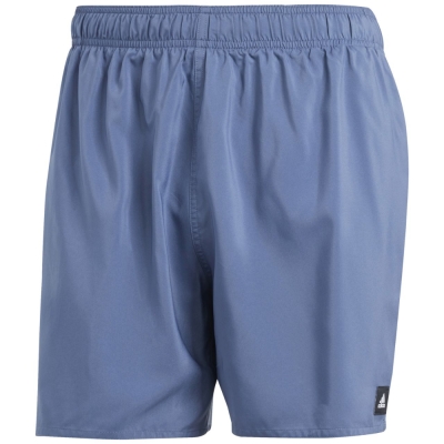 Pantaloni scurti de baie adidas Solid CLX Short-Length albastru IR6221 barbati