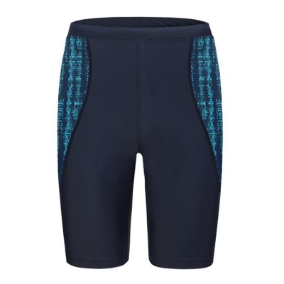 Pantaloni scurti inot Slazenger Splice Swim pentru Barbati bleumarin turcoaz