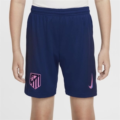 Pantaloni scurti Nike Atlético Madrid Third 2024 2025 Juniors albastru