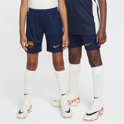 Pantaloni scurti Nike Barcelona Acasa 2024 2025 Juniors albastru