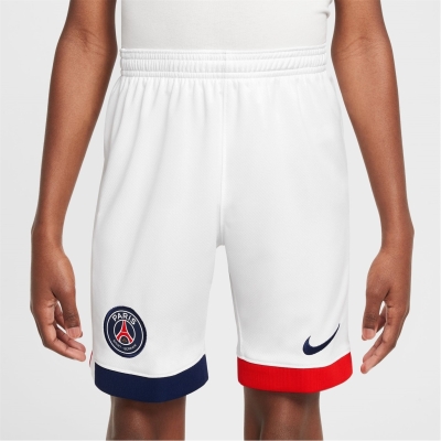 Pantaloni scurti Nike Paris Saint-Germain Away 2024 2025 Juniors alb