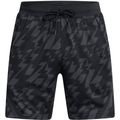 Pantaloni scurti Under Armour Curry Sig pentru adulti negru gri