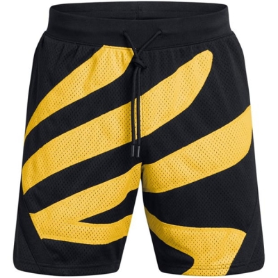 Pantaloni scurti Under Armour Curry Sig pentru Barbati negru galben