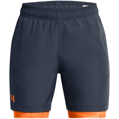 Pantaloni scurti Under Armour Tech™ Woven 2-in-1 pentru baieti downpour gri a