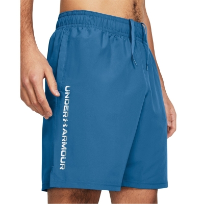 Pantaloni scurti Under ARMOUR UA Tech™ Woven Wordmark albastru alb