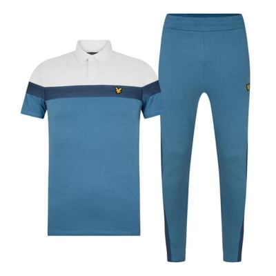 Pantaloni Set 2 perechi Tricouri polo Lyle and Scott Lyle pentru barbati alb x125