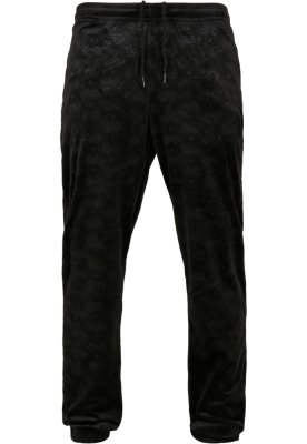 Pantaloni Southpole AOP Velour negru