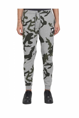 Pantaloni sport barbati nike aop club camo gri