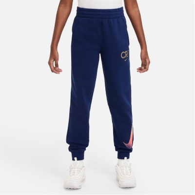 Pantaloni sport Nike Club Fleece Big Soccer pentru Copii albastru auriu