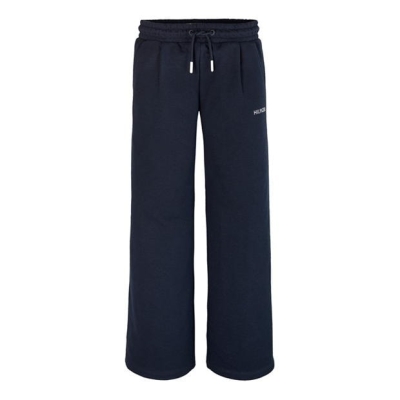 Pantaloni sport Tommy Hilfiger HILFIGER FLAG WIDE bleumarin c1g