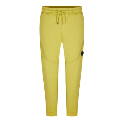 Pantaloni trening fleece CP COMPANY Raise auriu verde