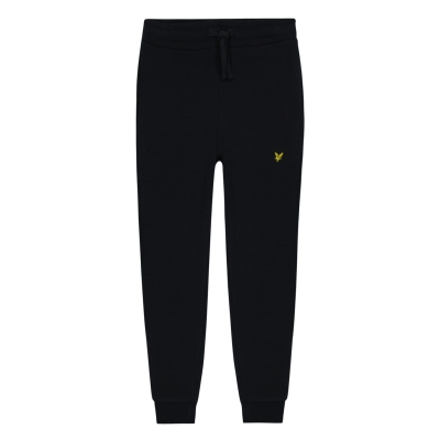 Pantaloni trening Lyle and Scott clasic Juniors jet negru z865