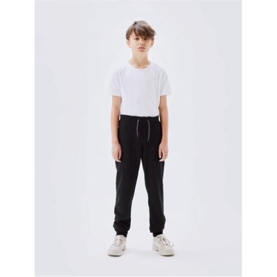 Pantaloni trening Name It cu mansete negru