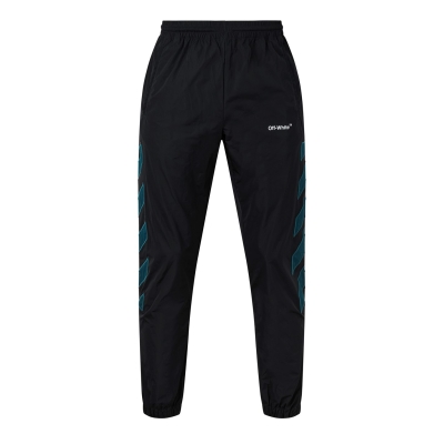 Pantaloni trening OFF alb Off Diag pentru barbati negru