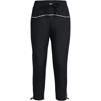 Pantaloni Under Armour Project Rock Brahma pentru femei negru roz