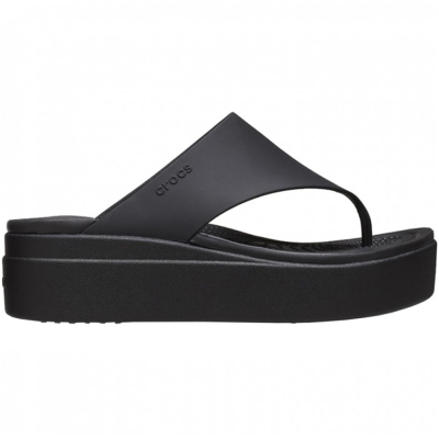 Papuci flip flop Crocs Brooklyn negru 208727 001 pentru Femei